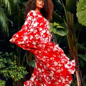 H&M X Johanna Oritz Floral Dress